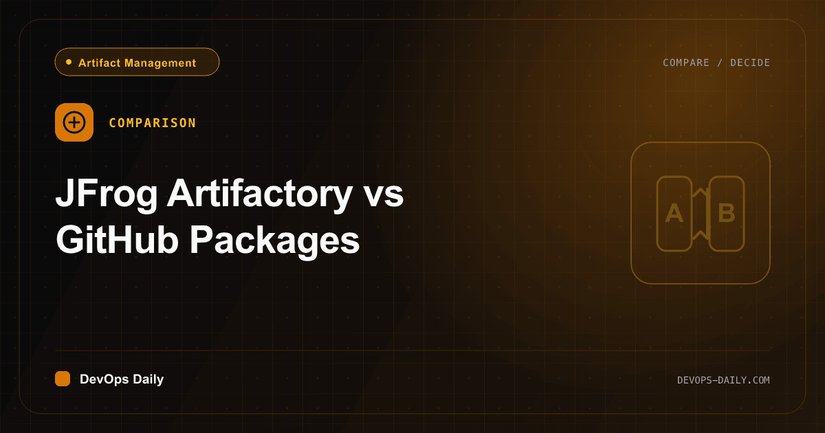 JFrog Artifactory vs GitHub Packages