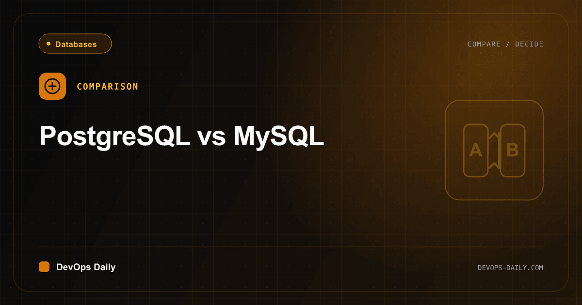 PostgreSQL vs MySQL
