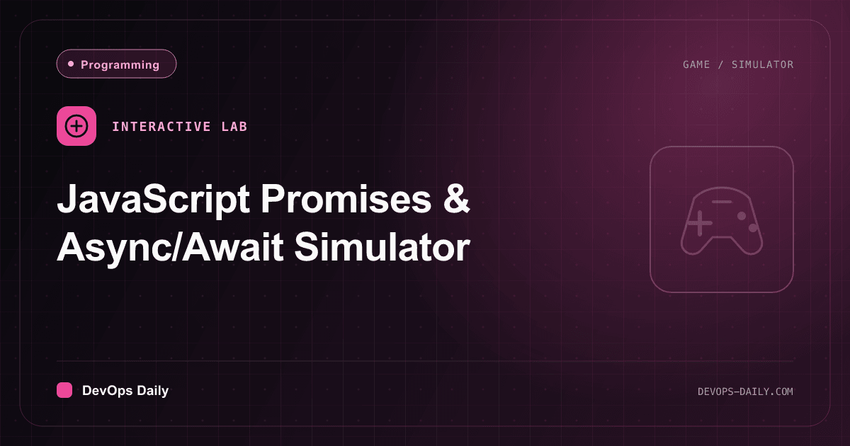 JavaScript Promises & Async/Await Simulator
