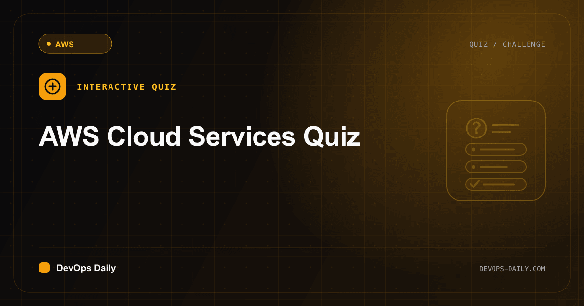 AWS Fundamentals Quiz